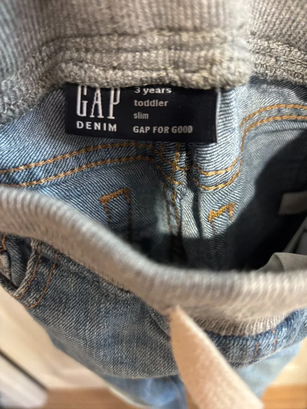Gap Slim Pull On Jeans Medium Wash Boys 3T